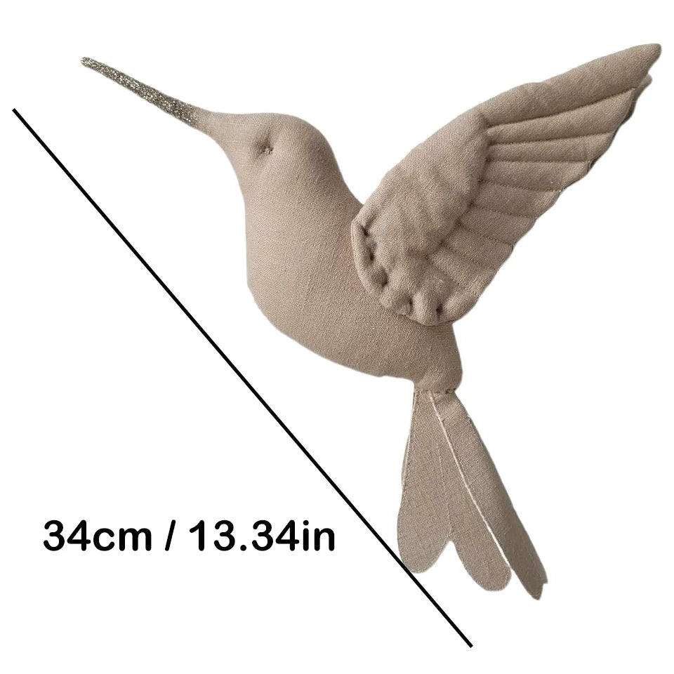 hanging fabric hummingbird