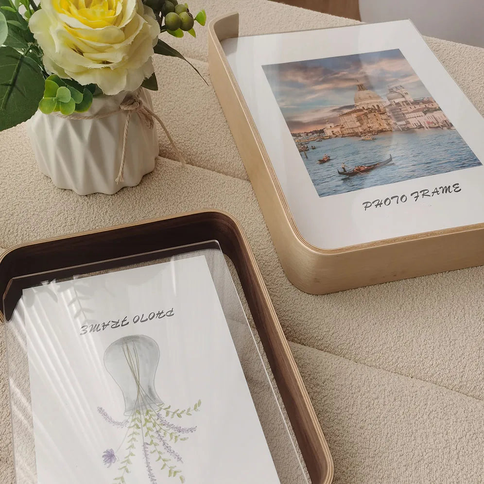acrylic wooden photo frame