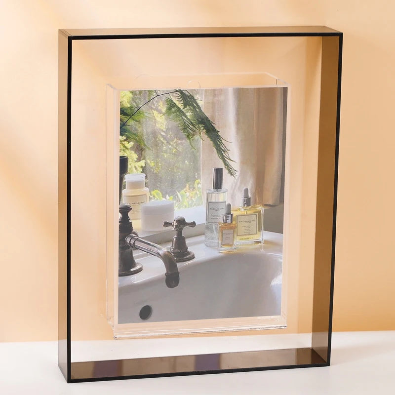 transparent acrylic photo frame
