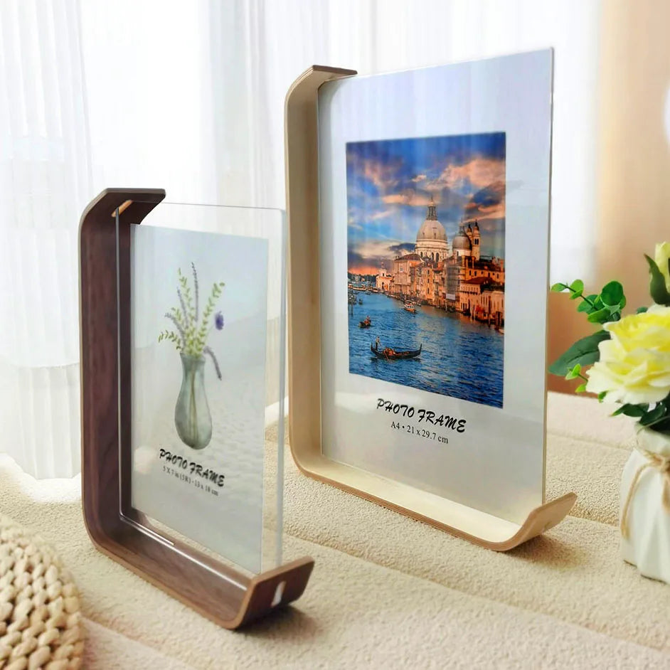 acrylic wooden photo frame