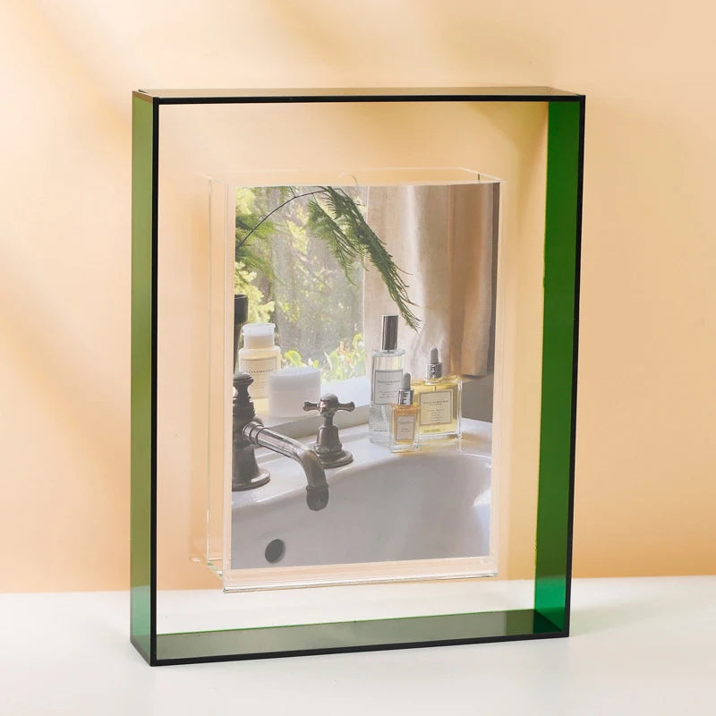 transparent acrylic photo frame