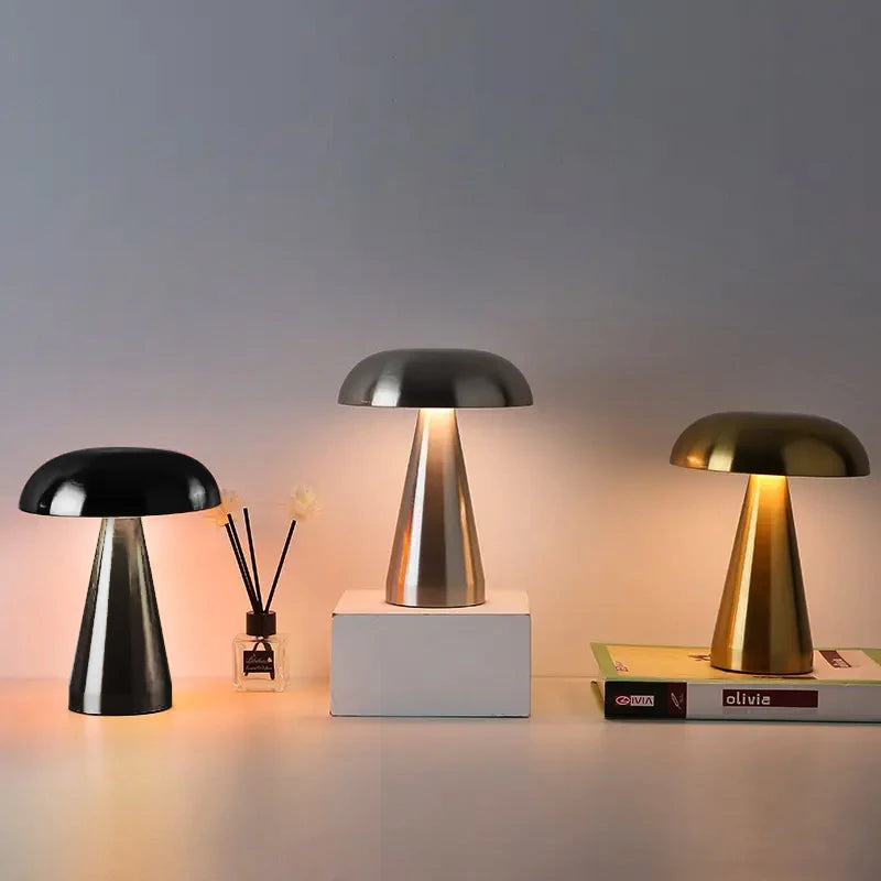 retro LED rechargeable table lamp