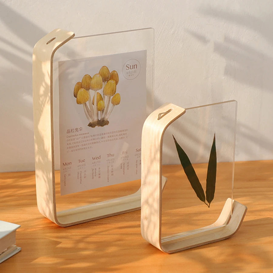 acrylic wooden photo frame