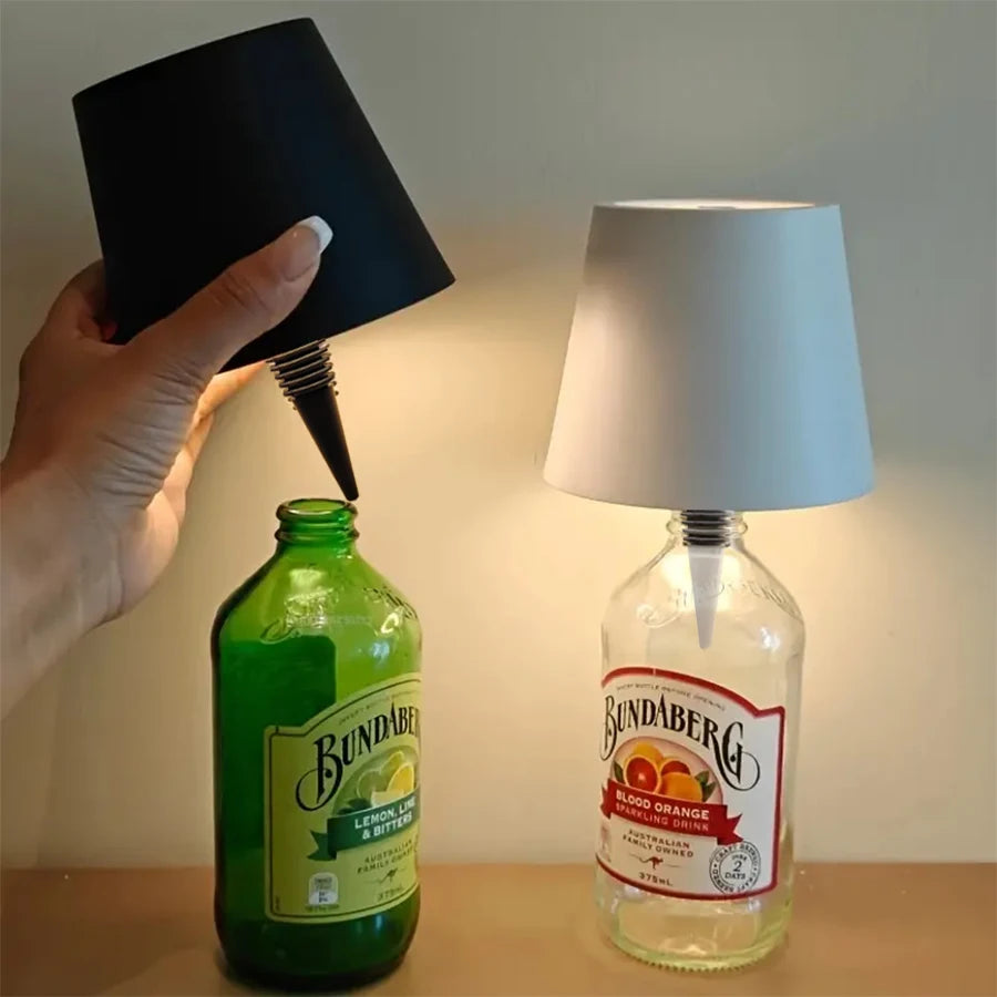 wireless touch control bottle table lamp