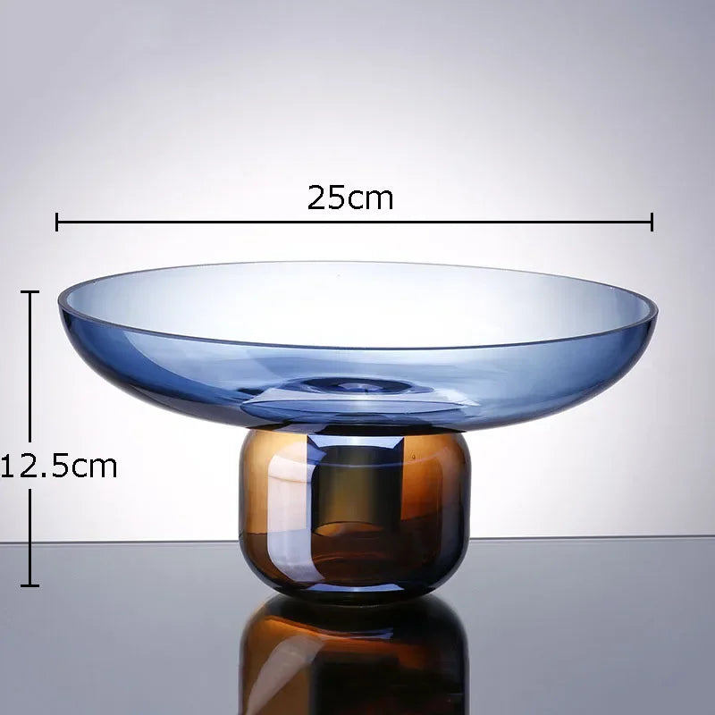 colored detachable glass decor
