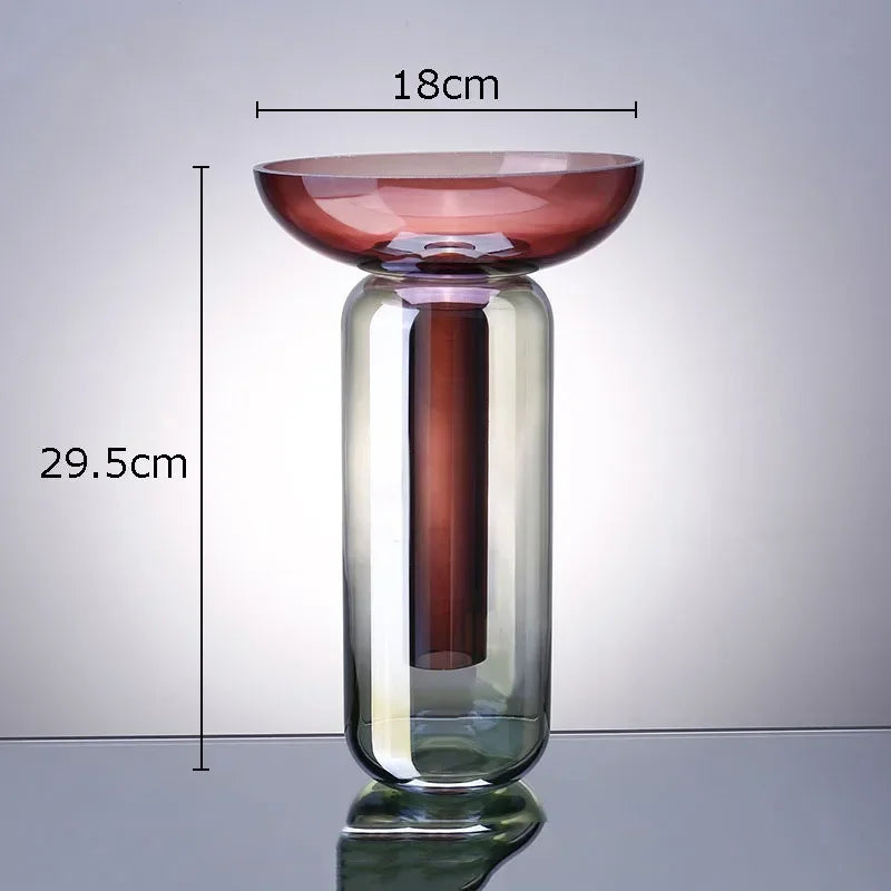 colored detachable glass decor