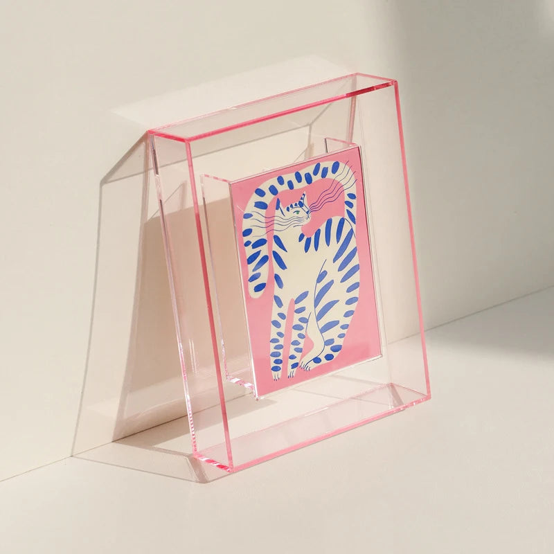 transparent acrylic photo frame