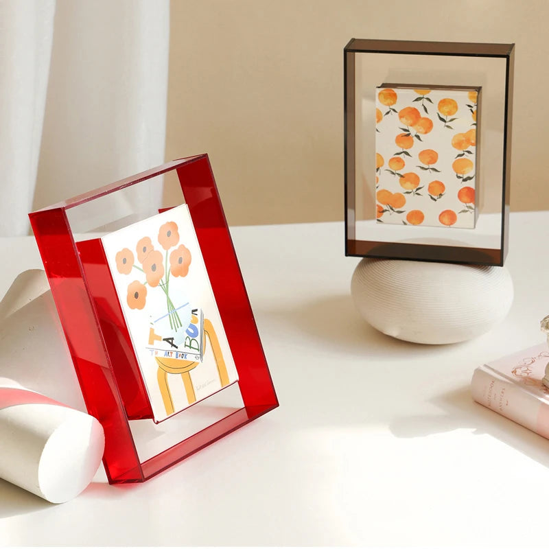 transparent acrylic photo frame