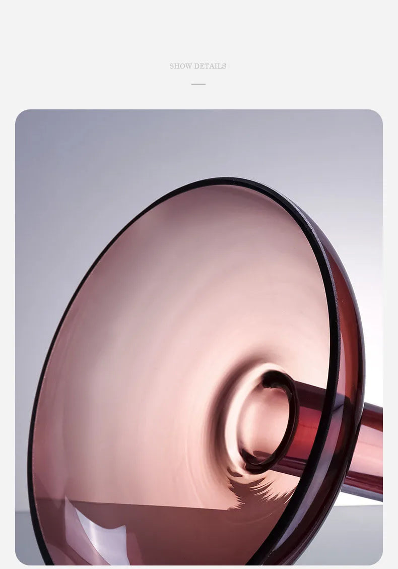 colored detachable glass decor