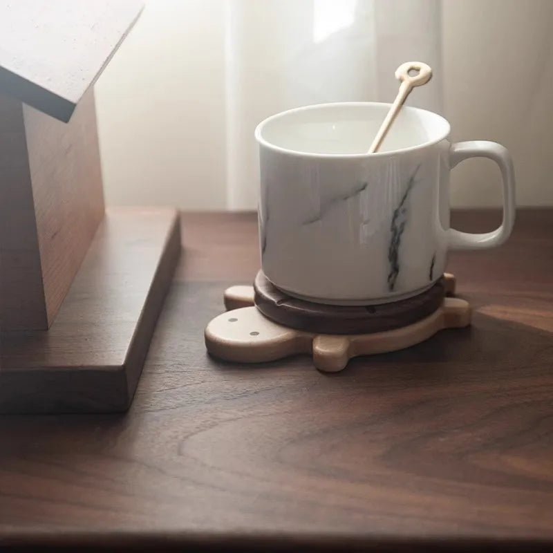 walnut coaster
