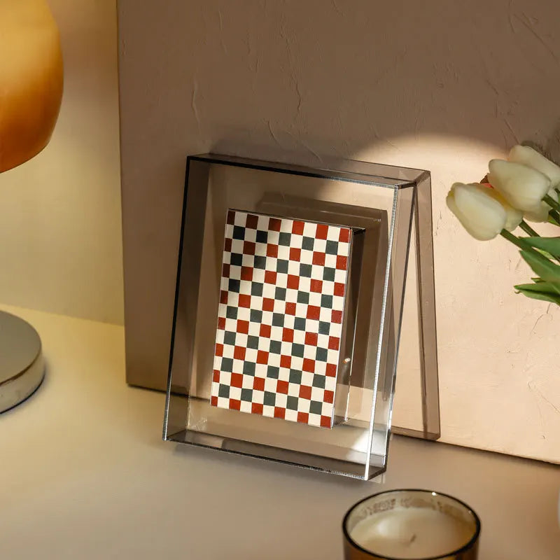 transparent acrylic photo frame