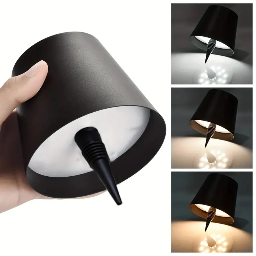 wireless touch control bottle table lamp