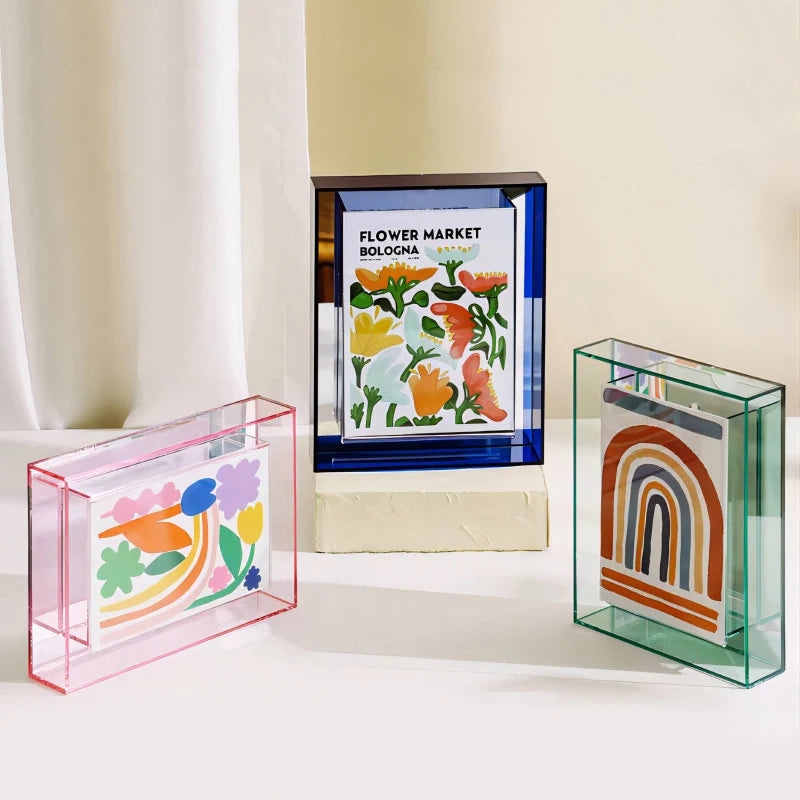 transparent acrylic photo frame