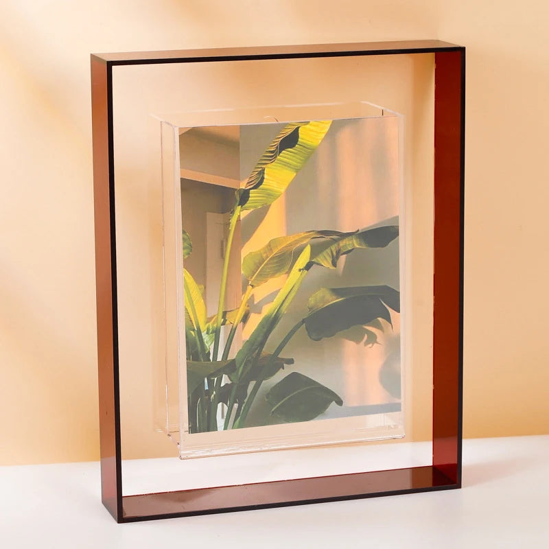 transparent acrylic photo frame