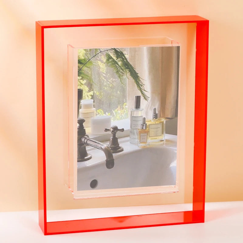transparent acrylic photo frame