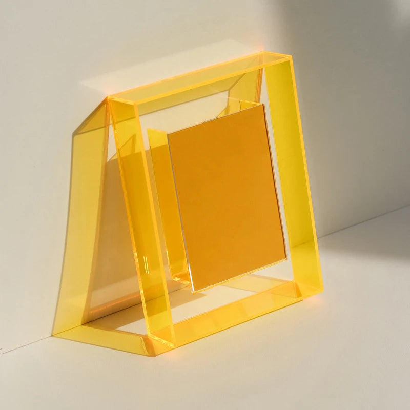 transparent acrylic photo frame